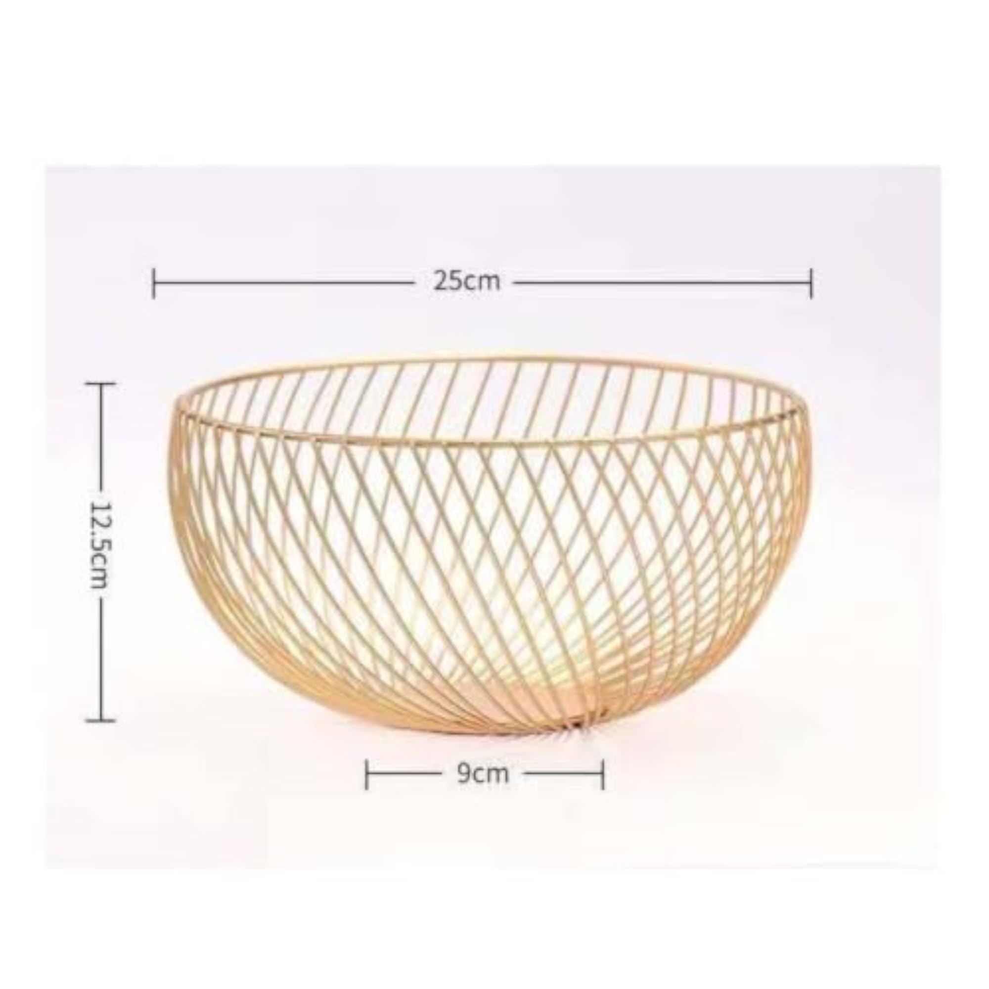 Nordic Design Metal Wire Fruit Basket