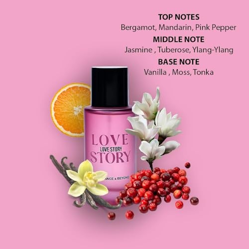 Image of Fragrance & Beyond Ombree Eau de Parfum for Men - Imported French Perfume with Amber, Rose & Leathery Notes (ombree & love story)