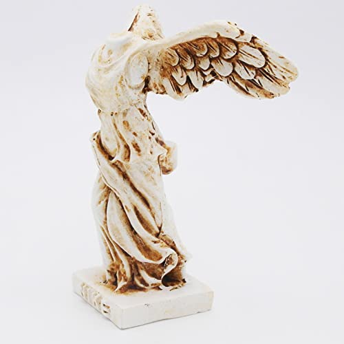 Image of Winged Victory of Samothrace Fish Tank Decorations Decor Sculpture Ancient Greece Reptile Turtle Lizard Spider Tanks Terrarium Statue Decor Ornament Pet Brown