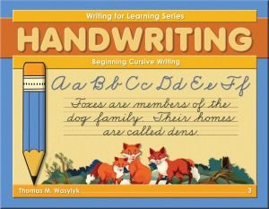 Writing for Learning Series: Beginning Cursive ... 1934732613 Book Cover