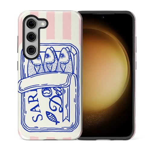 Coque Samsung S23 protection hybride double couche antichoc rose rétro