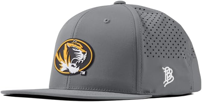 Branded Bills x University of Missouri Flat Performance Collection Missouri Tigers Badge PVC