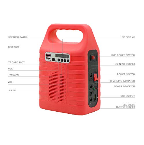 Solar Generator,Portable power station 8Wh Emergency Backup Lithium Battery, Solar Panel Generator Power Supply for Camping Outdoors Travel Fishing Hunting