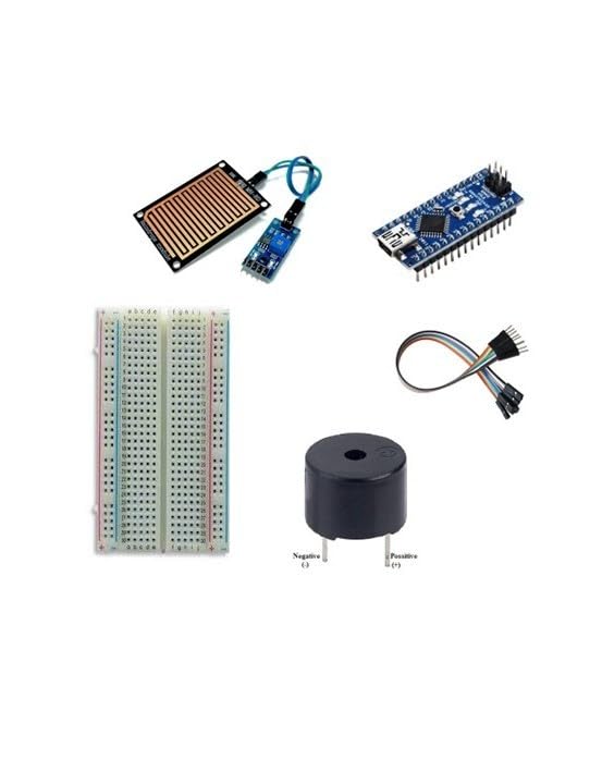 Rain Detection System Kit Ard-Based | Rain Sensor, Buzzer Alarm, Breadboard & Jumper Wires | DIY Weather Monitoring & Smart Alert Project | Ideal for Students & STEM Learning-image-46