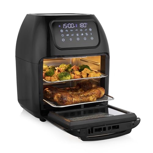 Tristar Airfryer oven FR-6964-10 liter - 1800 Watt - 10 voorgeprogrameerde programma's - Zwart
