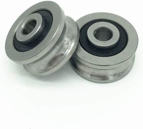 NO LOGO 10pcs SG25 U Groove Bearing 8X30X14 Mm Double Row Sealed Ball Bearing For 10mm Linear Guide Rail SG8RS