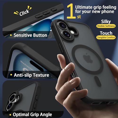 PinLiSheng Magnetic for iPhone 17 Case Black - image 4