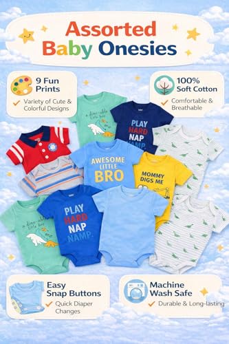 Image of Unisex Baby Footed Sleepsuits | Long Sleeve Footed Sleepsuits | Baby Rompers Cotton Sleeveless| Long Sleeve Bodysuits