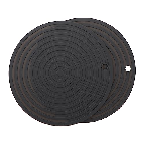 HAPINARY Silicone Pet Bowl Pad Heat Insulation for Cats Dogs Dish Mat -Slip Placemat Kitchen Pad