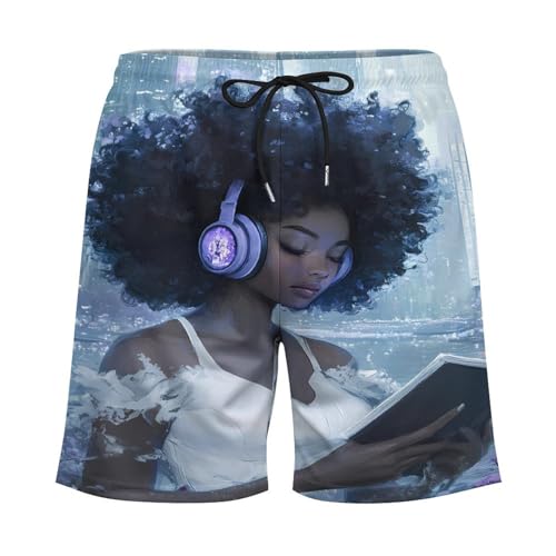 Pantalones cortos de playa negros ideales para paseos veraniegos con bolsillos 4