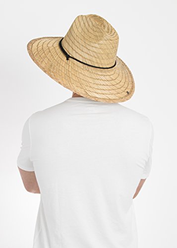 Peter Grimm - Lifeguard, Costa - Wide Brim Sunhat - Men & Women (One Size) (Natural, Costa) #TOP4