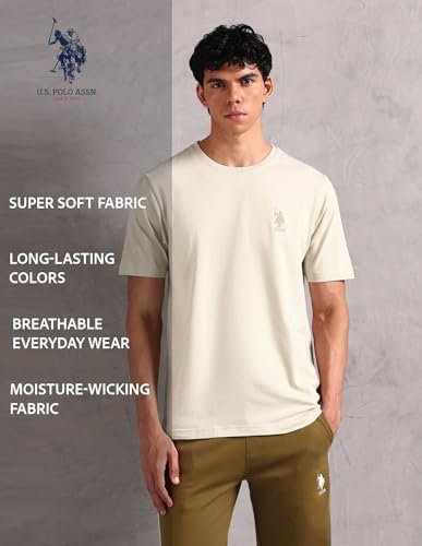 Image of U.S. Polo ASSN. Mens OEE12 Comfort Fit Pure Cotton Lounge T-Shirt