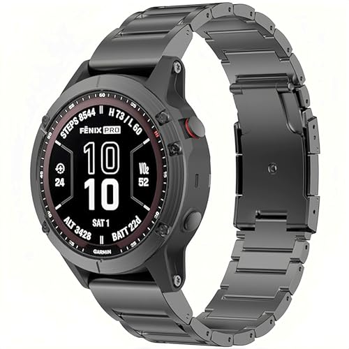 Correa de titanio para Garmin 22mm Quick Fit metal miniatura 1