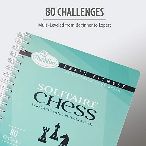 ThinkFun Brain Fitness Solitaire Chess Logic Game and STEM Toy for Age 12 and Up