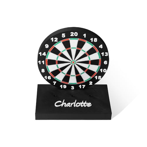 Custom 3D Printed Dart Holder, Personalized Text Dartboard Design Dart Holder with Base Gift for Dart Lover