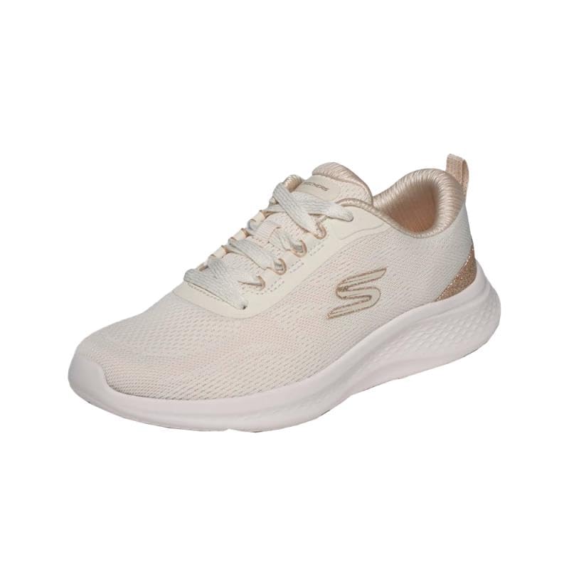 Skechers Damen Skech-Lite Pro 2.0 Brilliant Shimmer Turnschuhe, Natural Mesh Gold Trim, 41 EU – Ansicht 4