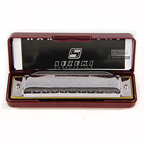 Harmonica C harmonica 1072 – C Ballad Master Standard 10 trous diatonic harmonica 20 tones pour débutants - Les Beatles, Paul McCartney, John Lennon, RIngo Starr, George Harrison Harmonica C harmonica 1072 - C Ballad Master Standard 10 trous diatonic harmonica 20 tones pour débutants – Image 3