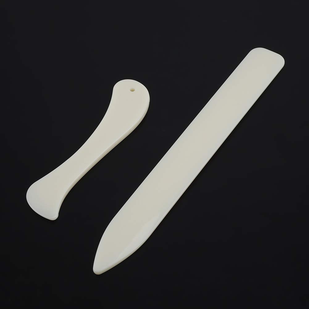 2PCS / Set Strumento per piegare la carta Set per piegare la carta Strumento per piegare la creazione di punti per lavori di carta, rilegatura, fabbricazione di carte e forniture per ufficio