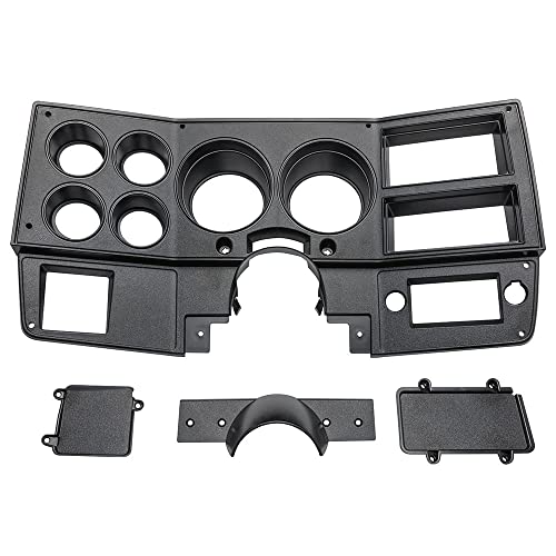 Glowshift GS-DASH-01-C7-6G-1 6-Gauge Cluster Package Compatible With Chevy C10 1973-1987 - Black 7 Color Speedometer, Tach, Oil Pressure, Water Coolant Temp, Fuel Level & Volt Gauges - Direct Fit Dashboard Panel Pod thumb #6