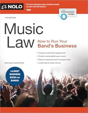 Book cover Music Law: How to Run Your Band's Business