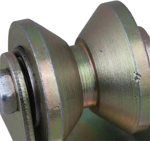 Roue à rainure en V de 3 pouces pour chariot industriel et machine lourde - 7