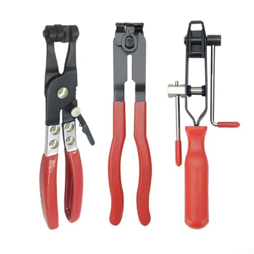 Juego de 3 alicates articulados para manguera de refrigerante, abrazadera de combustible, abrazadera CV, manguito de transmisión de eje de transmisión, herramienta para la mayoría de los coches, color