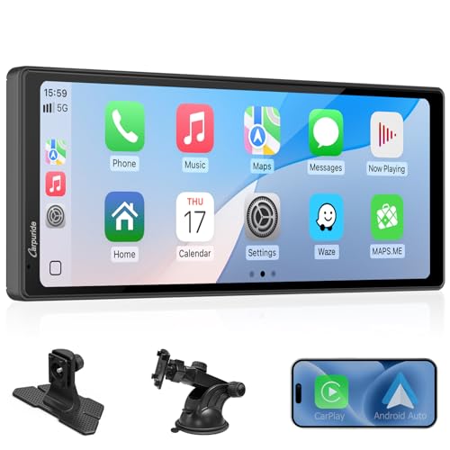 Apple - ハハハ 10.26 Inch Wireless Apple Carplay Screen for Car, Bluetooth