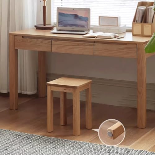 Taburete de roble macizo con diseño de estilo nordico 6