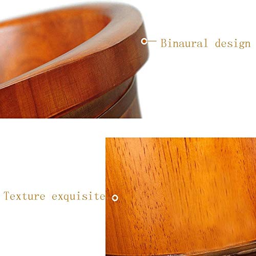 Katzowen cubeta de madera para baño de pies spa miniatura 3