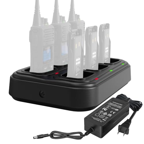Image of SAMCOM Six Way Charger Multi Unit Gang Charging Station Organizer 60 Watts
