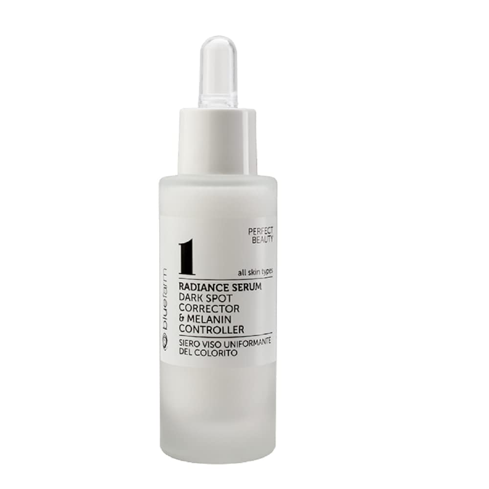 GRANJA AZUL | 1 Radiance Serum 30 ml: corrector de manchas y controlador de melanina. Sérum facial uniformador de la tez, perfeccionador de la piel, intensivo, aclarante, reduce las manchas