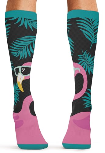 Image of Cherokee Compression Socks 10-15 mmHg Knee High 1 Pair Pack