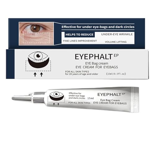 KAIYUEKJ 1 PACK EYEPHALT EP Eye Bag Cream for Under-Eye Bags and Dark Circles Hydrating All Skin Types 0.50 fl oz/15ml