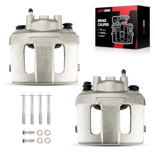 Image of Torchbeam Front Brake Calipers Set for Jeep 1990-1992 1995 1997-2002 Wrangler, Jeep 1990-2000 Cherokee 4.0L, Front Left and Front Right Calipers Replace # 184339+184340