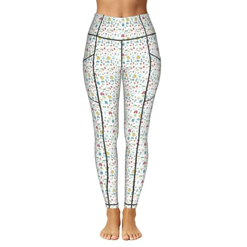 Vêtements de course à pied confortables avec ce pantalon de yoga ample Abstraction Biology Chemistry4 - 2