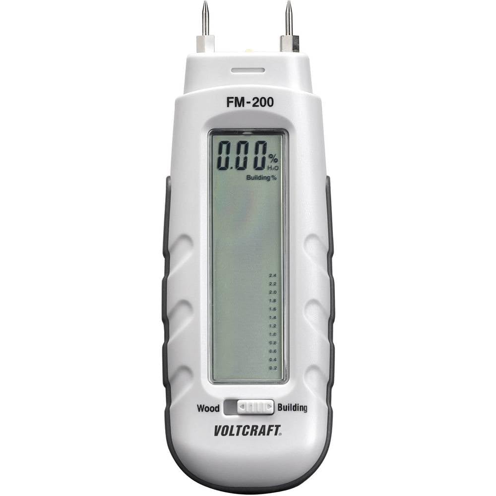 Medidor de Humedad para materiales VOLTCRAFT FM-200 Range de humedad materiales de construcción (Alcance) 0.2 A hasta