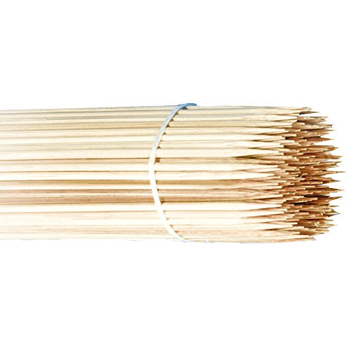 Brochettes en bois pointe longue en bouleau pour pique de cuisine
