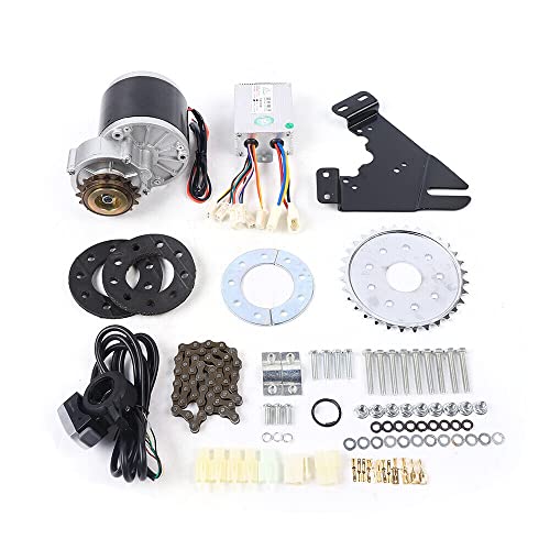 GMSLuu Kit de conversión de motor para bicicleta eléctrica de 250 W, kit de conversión eléctrica para bicicleta (24 V, kit de conversión eléctrica)
