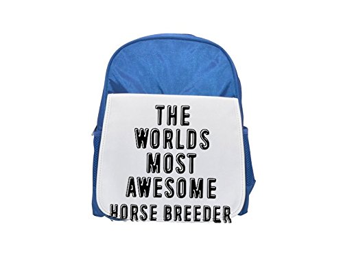 The Worlds Most Awesome Horse Breeder Printed Kid'...