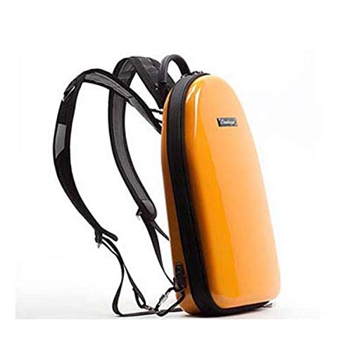 Profession bB Clarinet Bag High-grade Aviation Composite Material Hard Box Shock-absorbing Bb Clarinet Case Single Shoulder/Double Shoulders/Handheld Clarinet Box (Orange bB Clarinet Case)