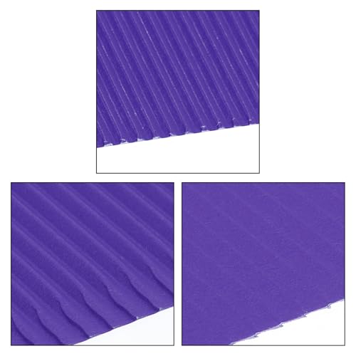 Image of uxcell 10pcs Corrugated Cardboard Paper Sheets,Navy Blue,14 inch x 10inch,for Craft and DIY Projects