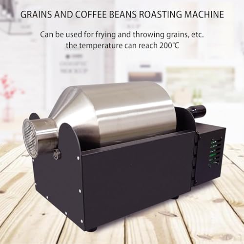 Torréfacteur électrique de grains de café et cacahuètes en inox avec synchronisation