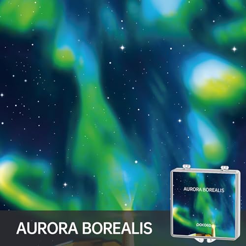 Image of Realistic Discs Aurora and Deep Sea - Discs for POCOCO Galaxy Lite Star Projector Home Planetarium, 5k Ultra HD, 6 Pieces (Aurora and Deep Sea - 6 Discs without Projector)