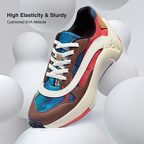 Uin Men's Art Travel Walking Shoes Slip On Casual Lightweight Wide Toe Nylon Fashion Sneaker Sevilla Ⅱ Rocky Mountain 2 (10.5) #TOP1