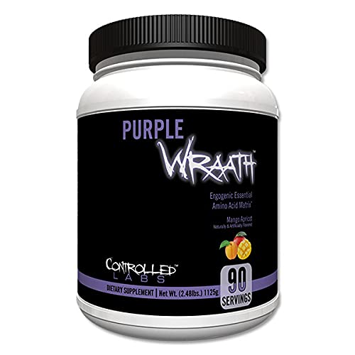 Purple Wraath by Controlled Labs, BCAA and EAA Amino Acid Supplement, with Endurance Blend Intra Wor