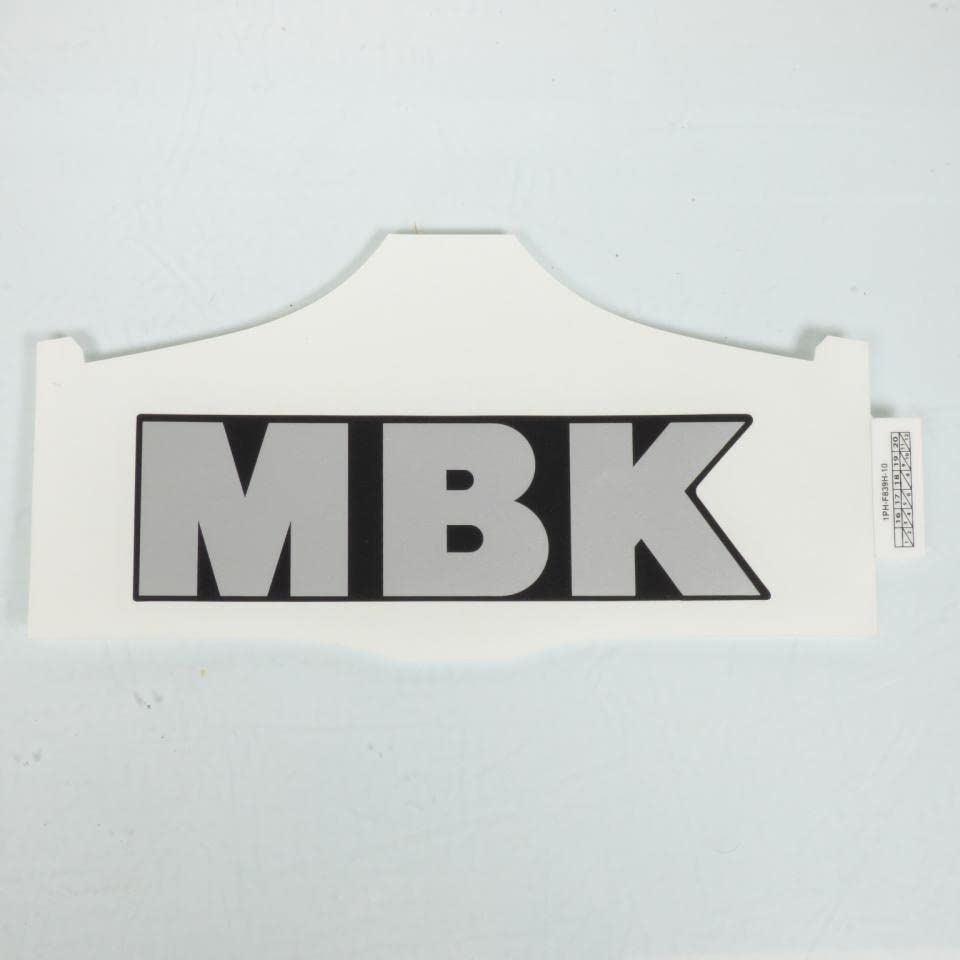 Autocollant OEM MBK 180mm x 55mm argent 1PHF839H1000 pour rénovation carénage