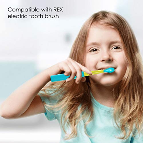 AGARO REX Brush Head Refill Set of 2 Pcs (Blue and Yellow) - Image 6