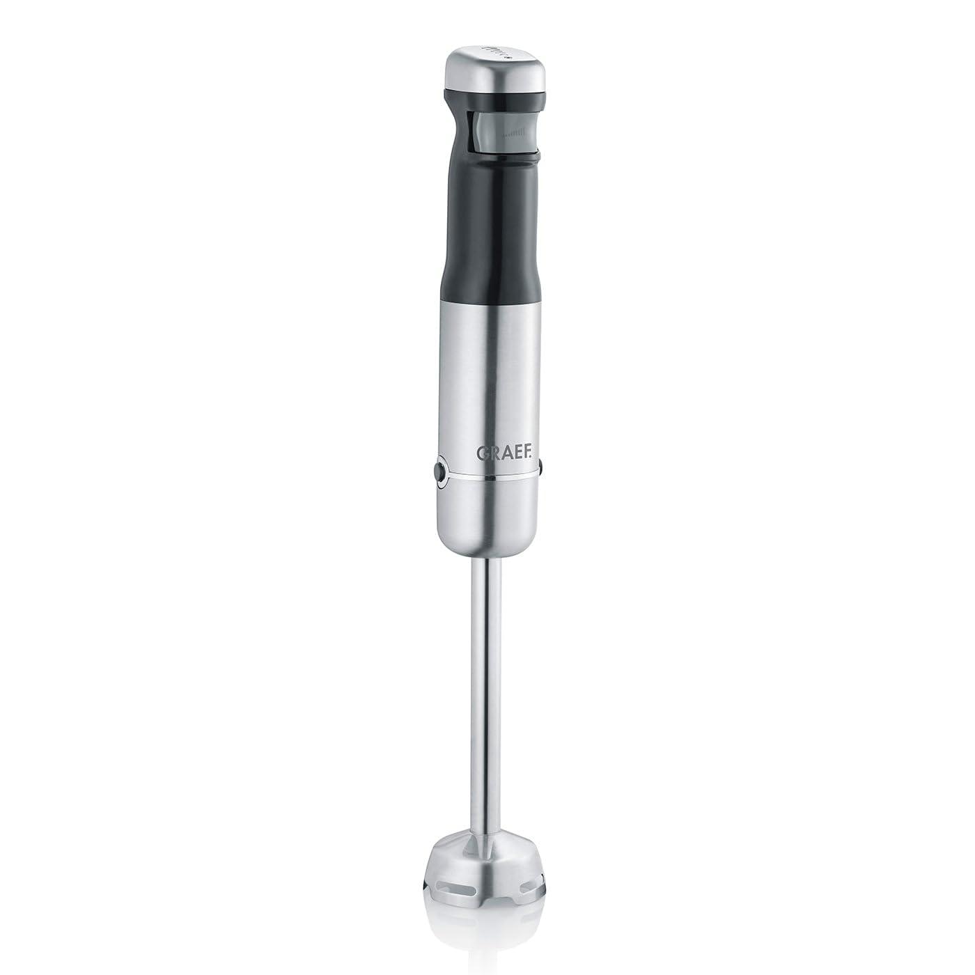 GRAEF Akku-Stabmixer HB802 inkl. 4tlg. Zubehör-Set & Aufbewahrungsbox, kabellos, stufenlose Geschwindigkeitsregelung, Pürierstab, Reinigungsbürste, Zerkleinerer