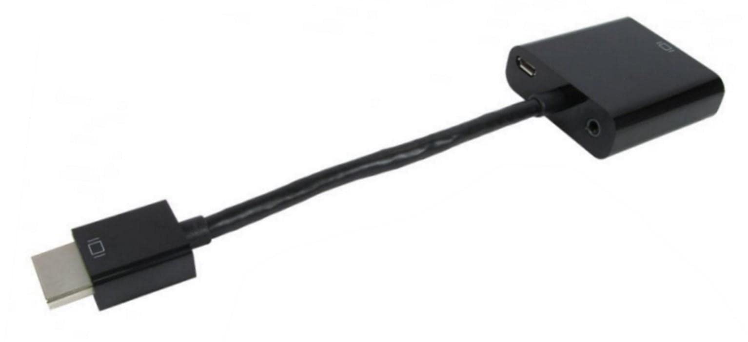 NEWLink Adaptateur HDMI VGA + Audio avec Alimentation USB