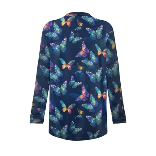 Image of Cardigan Sweaters for Women Long Sleeve Cardigan Soft Drape Open Front Fall Dusters V-Neck Jackets Dressy Loose Coat